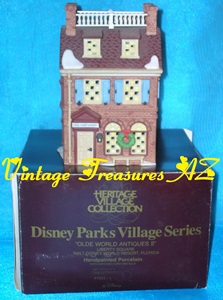 Department 56 (Dept. 56) Disney Parks Village Series Olde World Antiques II 1994 Liberty Square Walt Disney World Resort Florida Hand-painted Porcelain Building #5351-1 & Original Box (RETIRED 1996) <b><span style='color:red'> USPS PRIORITY MAIL SHIPPING INCLUDED – DOMESTIC ORDERS ONLY!</span></b><span style='color:purple'> Image for Department 56 (Dept. 56) Disney Parks Village Series Olde World Antiques II 1994 Liberty Square Walt Disney World Resort Florida Hand-painted Porcelain Building #5351-1 & Original Box (RETIRED 1996) <b><span style='color:red'> USPS PRIORITY MAIL SHIPPING INCLUDED – DOMESTIC ORDERS ONLY!</span></b><span style='color:purple'>
